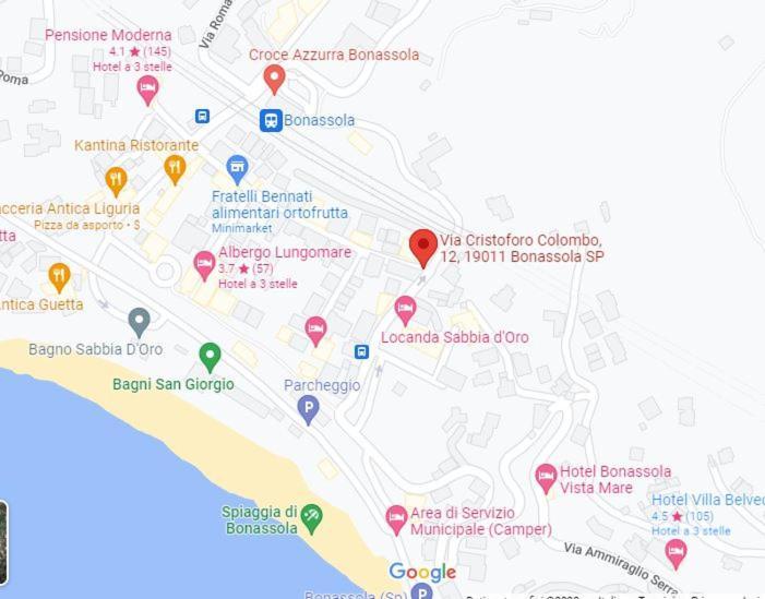 Ferienwohnung La Porta Delle 5 Terre Trilocali Bonassola Exterior foto